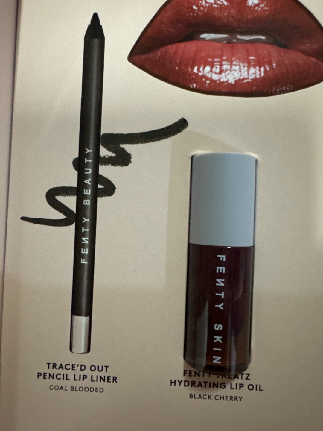 Fenty Beauty Trace'd Out Lip Liner & Hydrating Lip Oil
