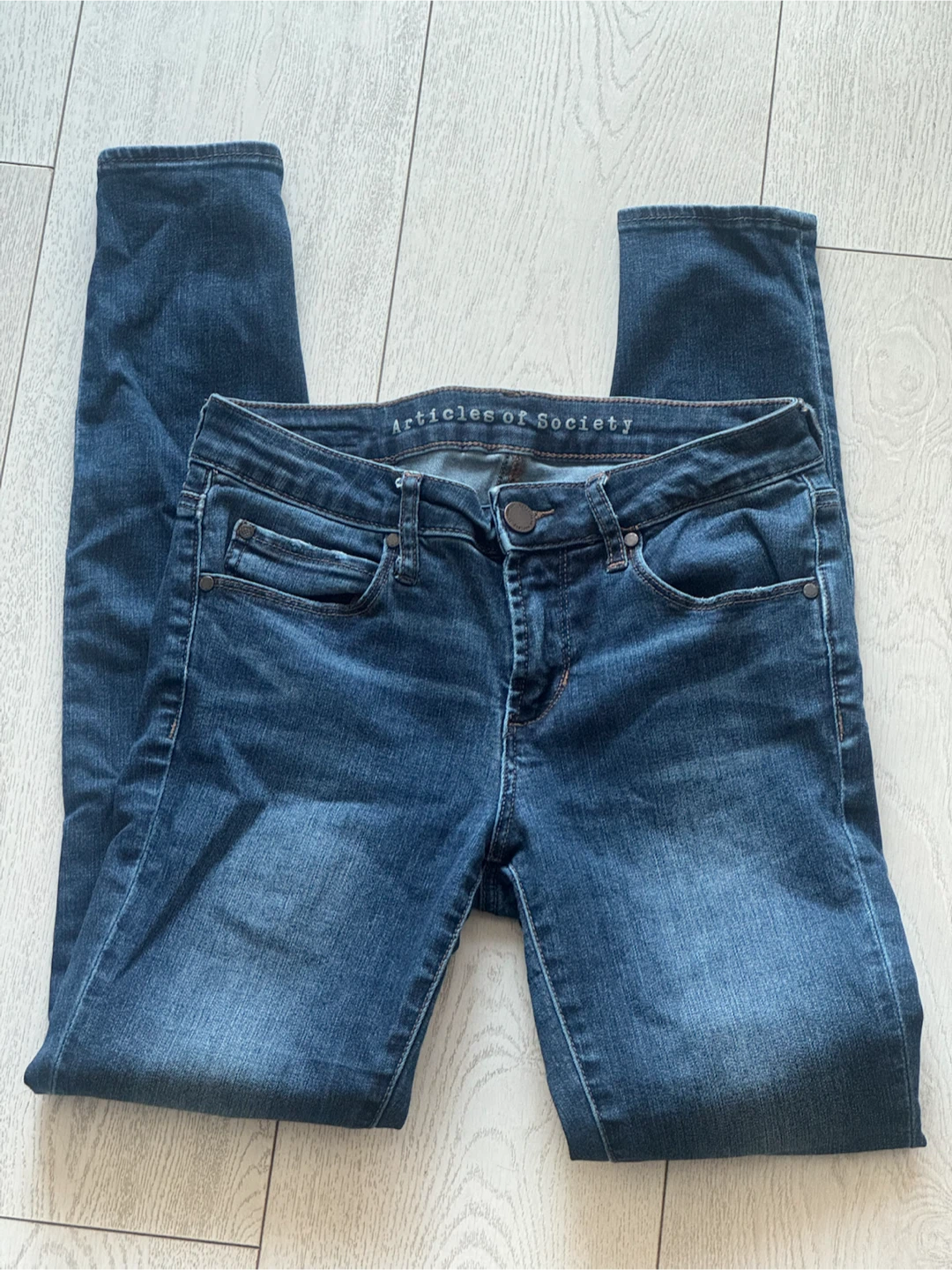 Y2k articles of society low rise skinny jeans size 25