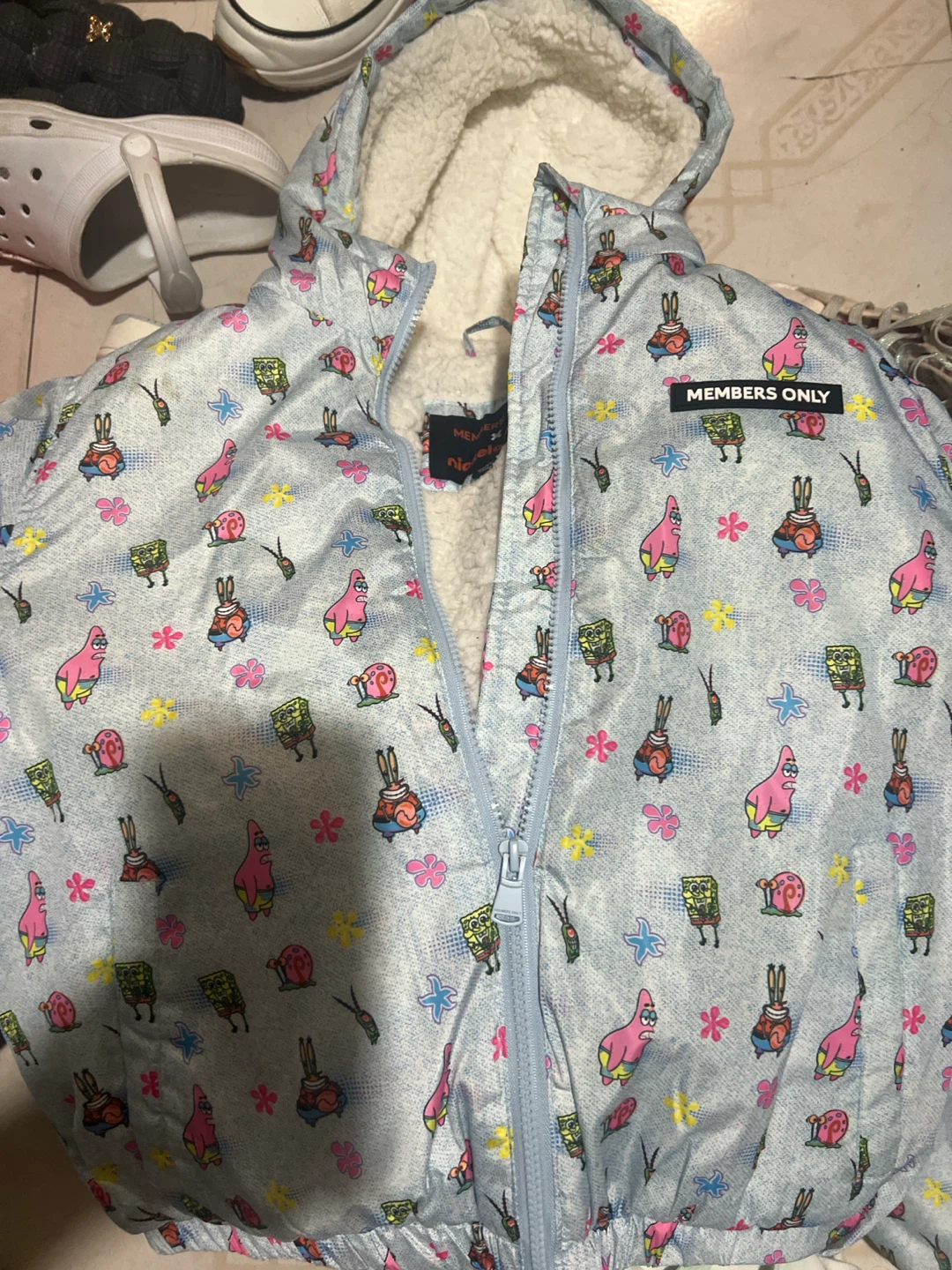 Members Only Nickelodeon SpongeBob Jacket Size M - photo 2