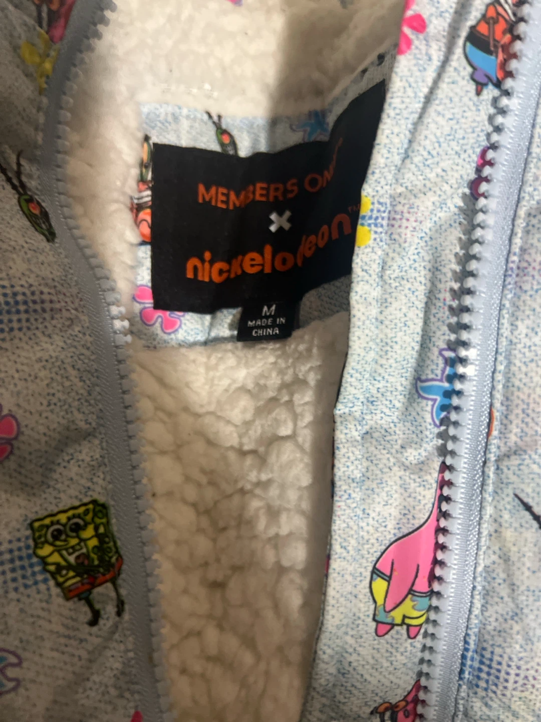Members Only Nickelodeon SpongeBob Jacket Size M - photo 3