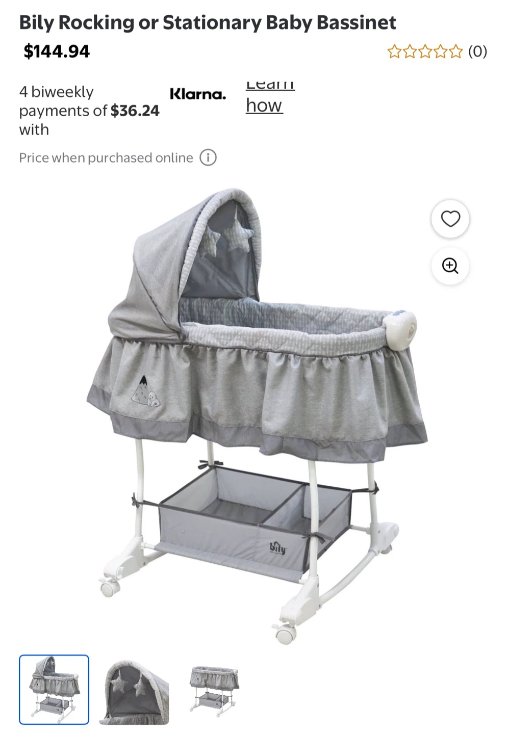 Bassinet for Sale – Excellent Condition
