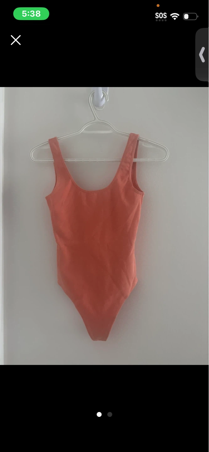 Wilfred Free Orange Tank Top - XS