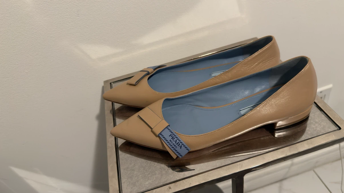 Prada Women's Ballet Flats Size 38