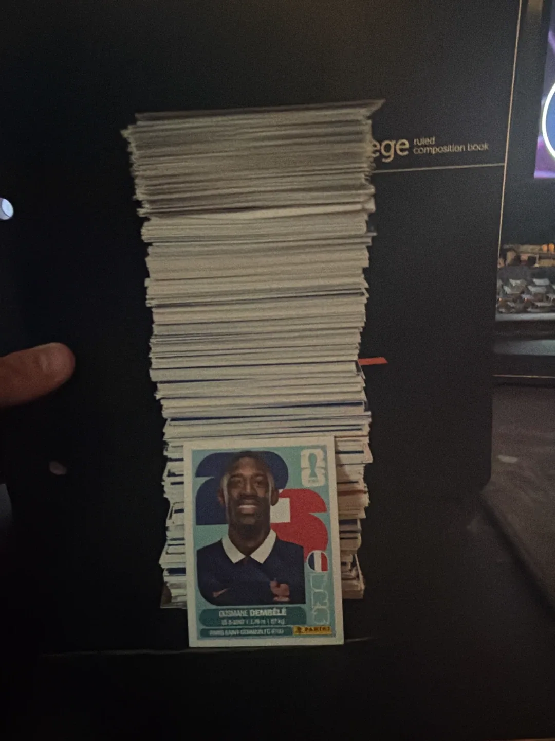 Collection of Panini Football Stickers