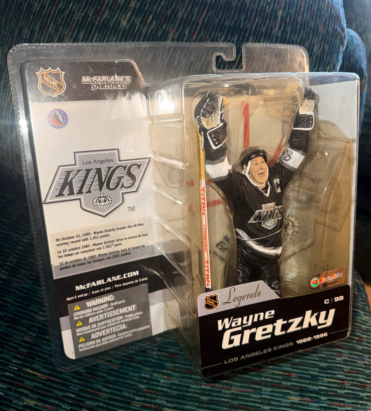 WAYNE GRETZKY - RARE McFARLANE NHL LEGEND - photo 2