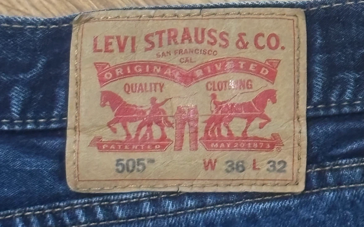 Levi's 505 Denim Shorts W36 L32 - photo 3