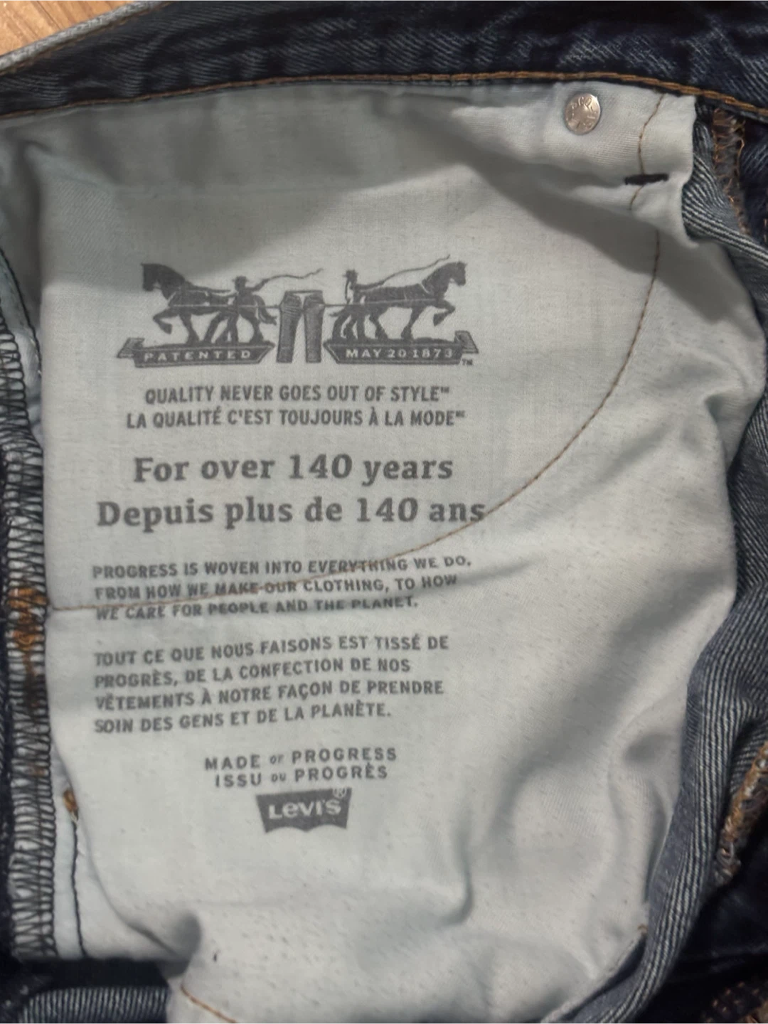 Levi's 505 Denim Shorts W36 L32 - photo 4