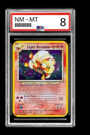 Light Arcanine Pokémon Card - NM-MT 8