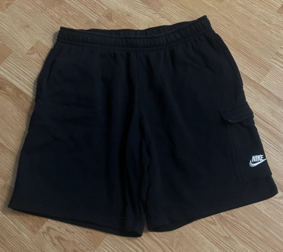 Nike Black Fleece Cargo Shorts (men’s medium)