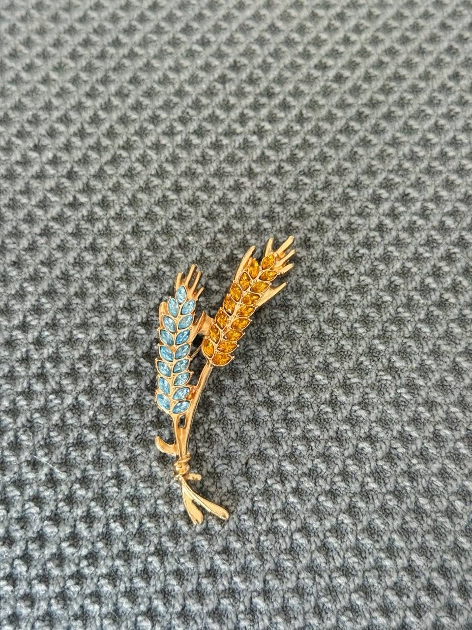 Ukrainian Wheat Sheaf Brooch Pin - photo 2