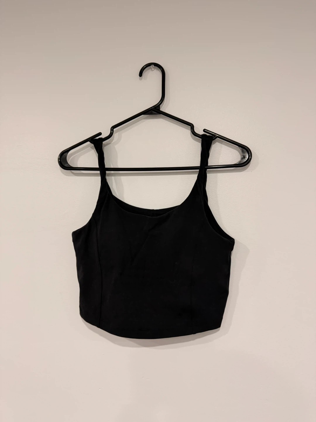 Lululemon Black Crop Tank Top