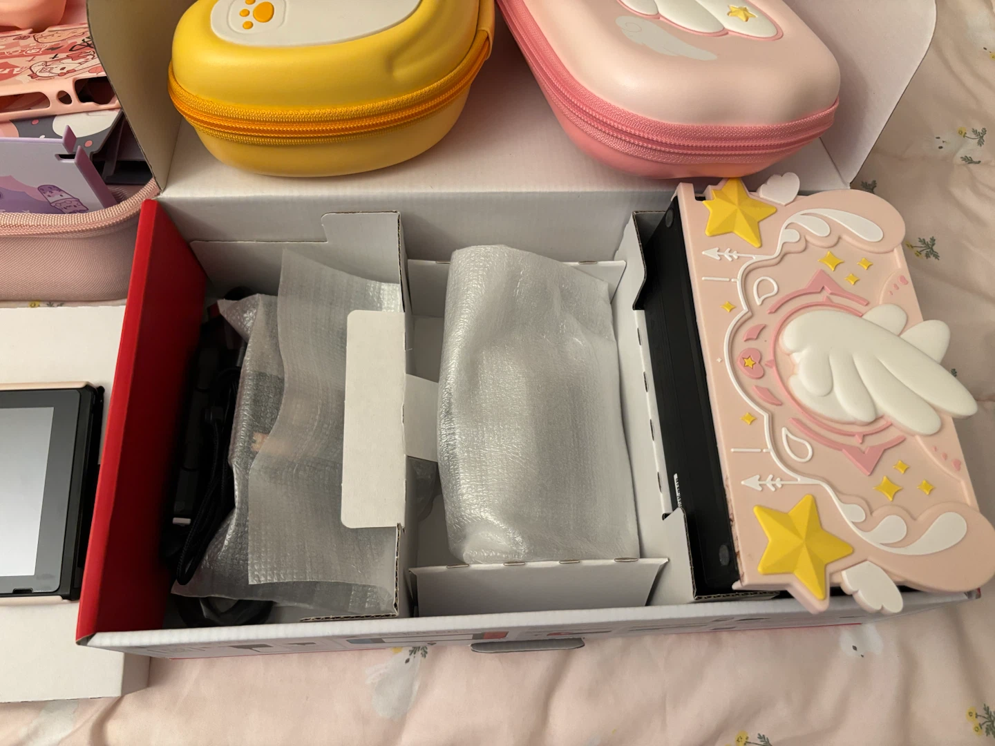 Nintendo Switch Console with Pink Accessories - photo 3