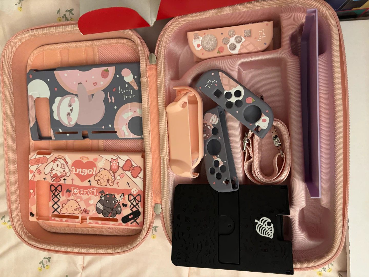 Nintendo Switch Console with Pink Accessories - photo 4
