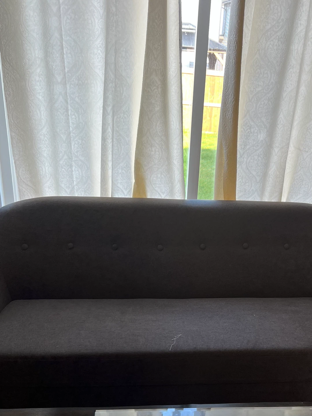 Dark Grey Loveseat - photo 2