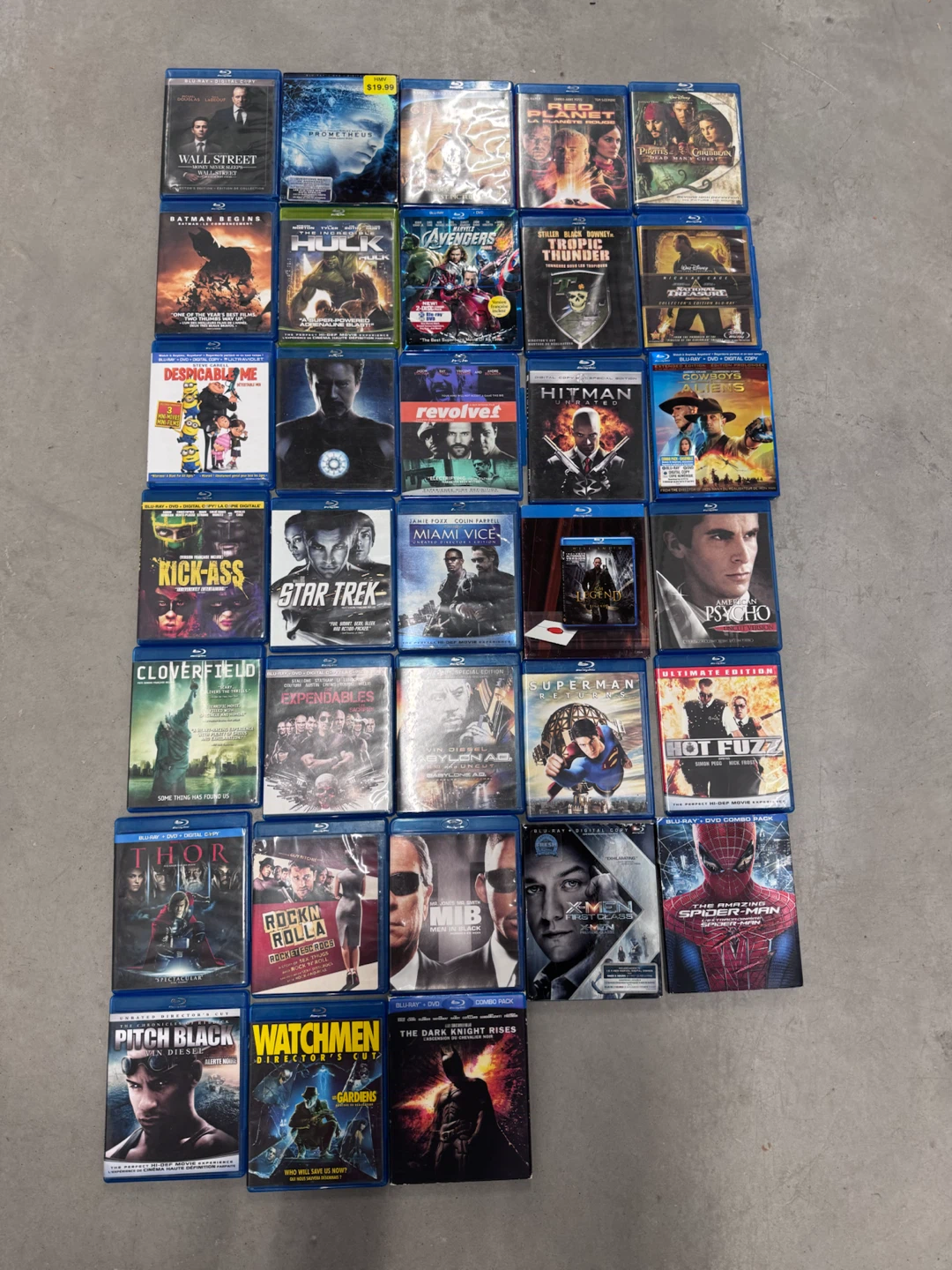 Collection of 33 Blu-ray Movies