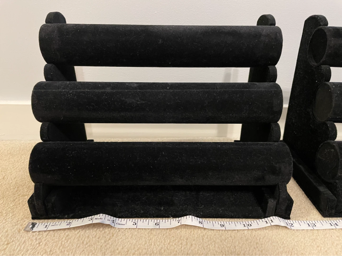 Black Velvet Jewelry Display Stands - photo 2