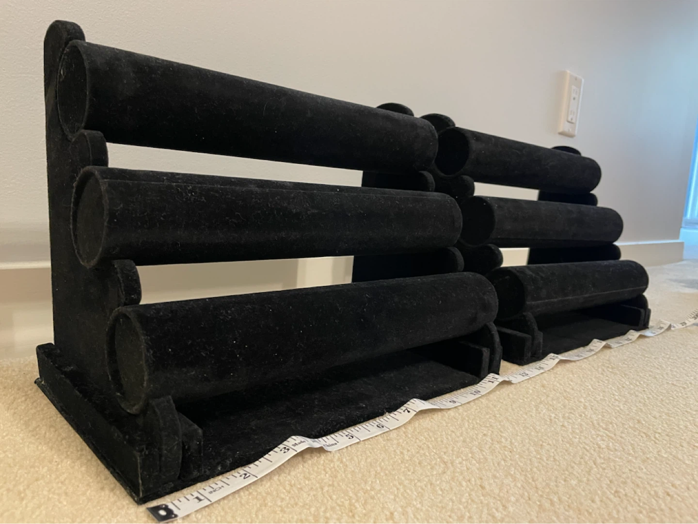 Black Velvet Jewelry Display Stands - photo 3