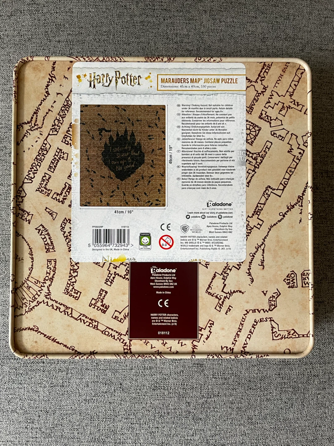 Harry Potter Marauders Map Jigsaw Puzzle - 550 Pieces - photo 2