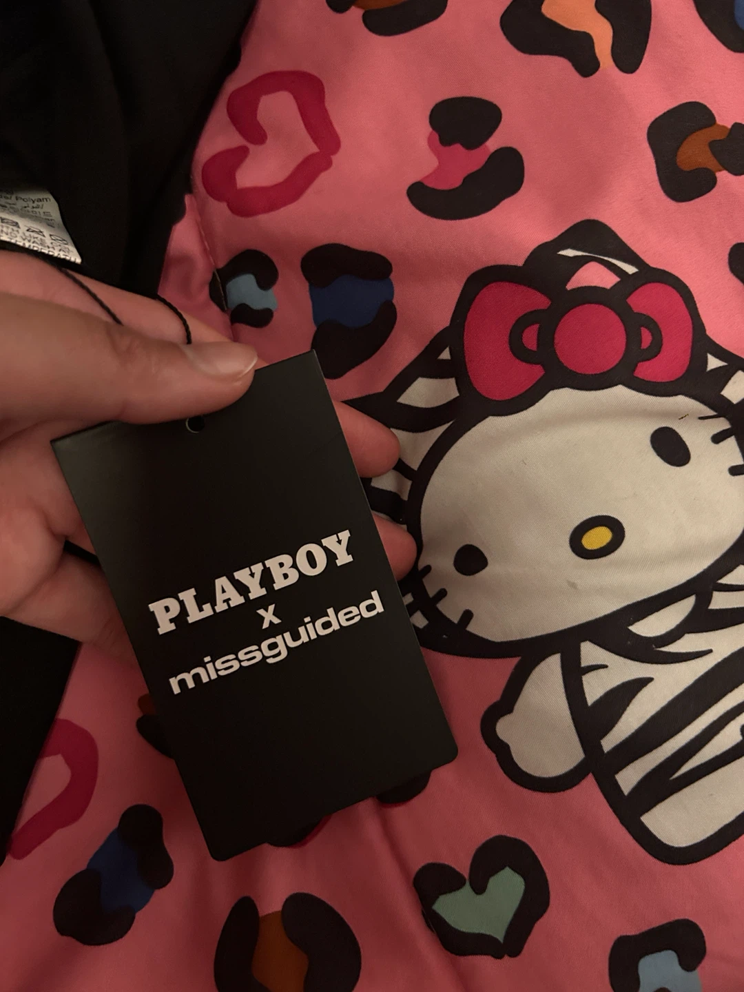 playboy x missguided black define jacket🩷🖤 - photo 3