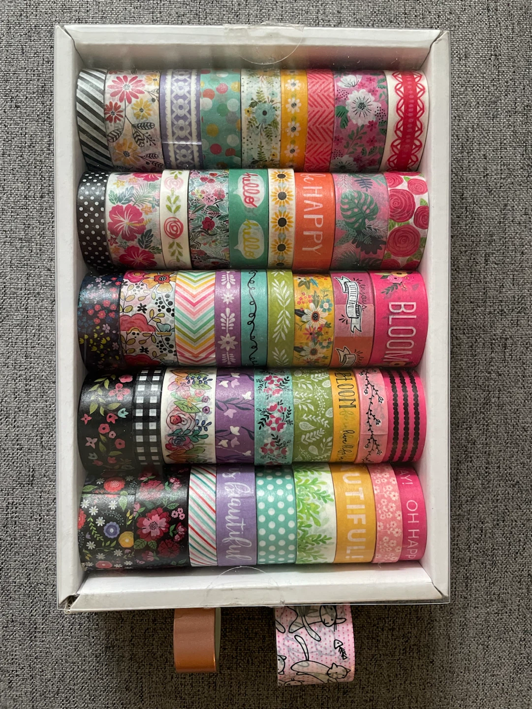 45 Rolls Washi Tape Set