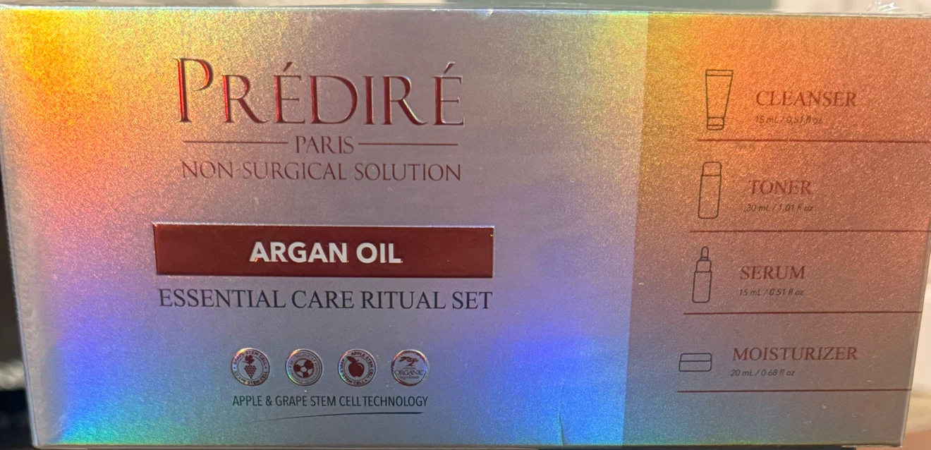 Prèdiré Paris Argan Oil Essential Care Ritual Set