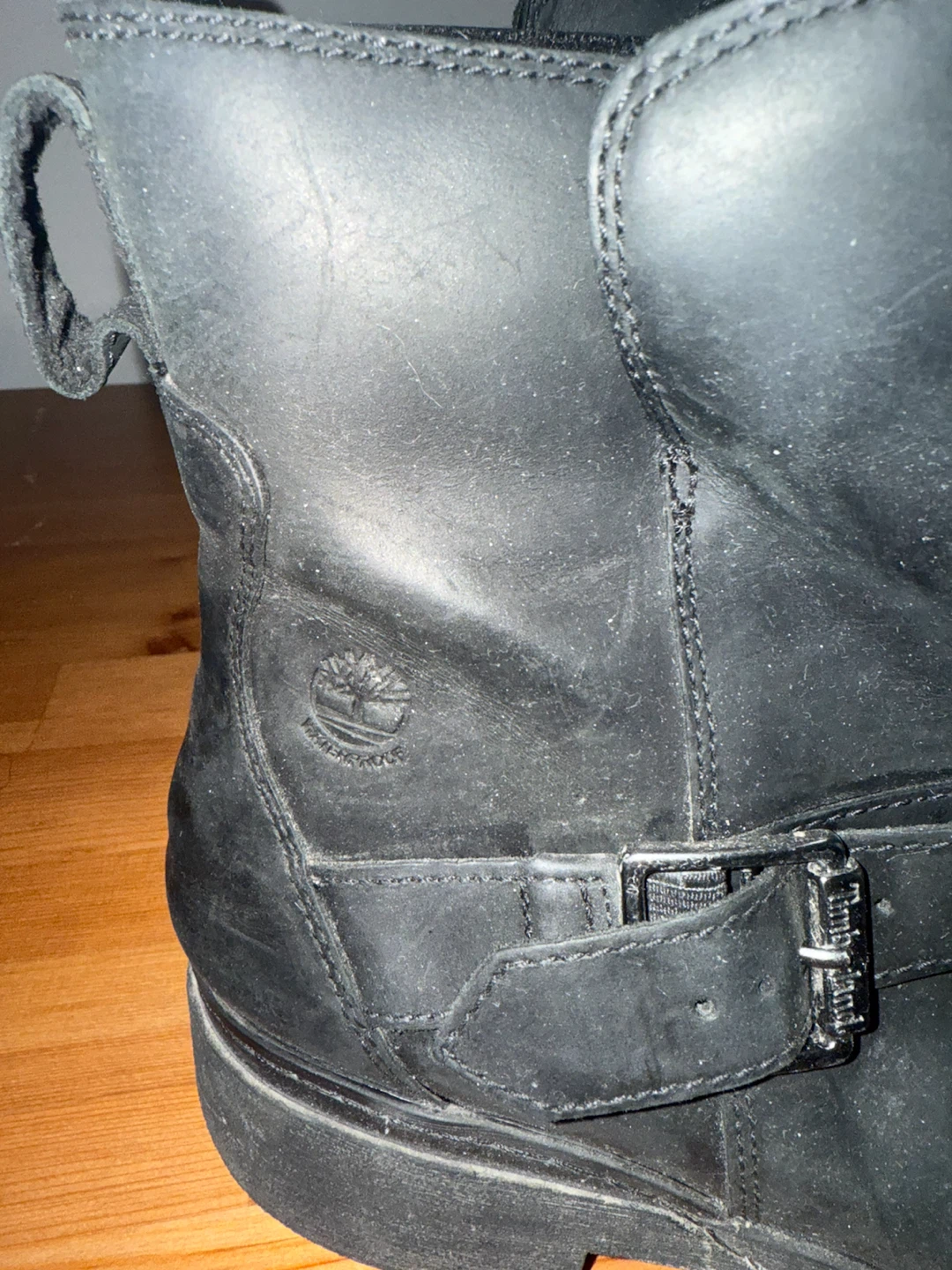 Timberland Black Leather Motorcycle Boots - photo 3