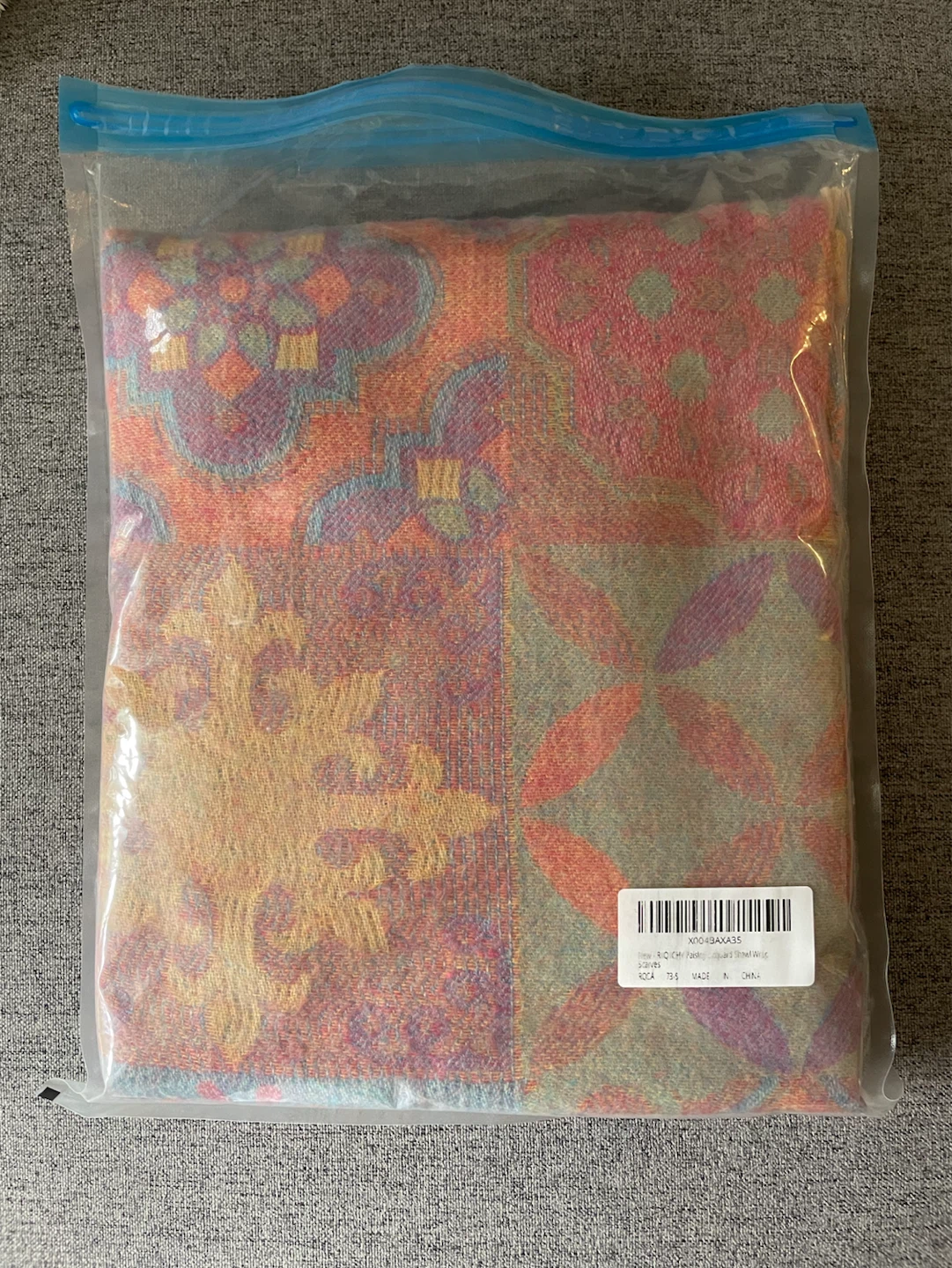 New Paisley Jacquard Shawl Wrap