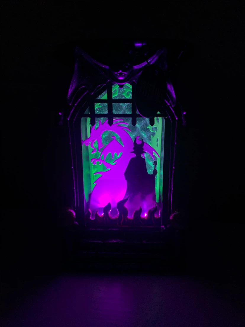 Disney Villains Maleficent Dragon Light Up Candle Holder