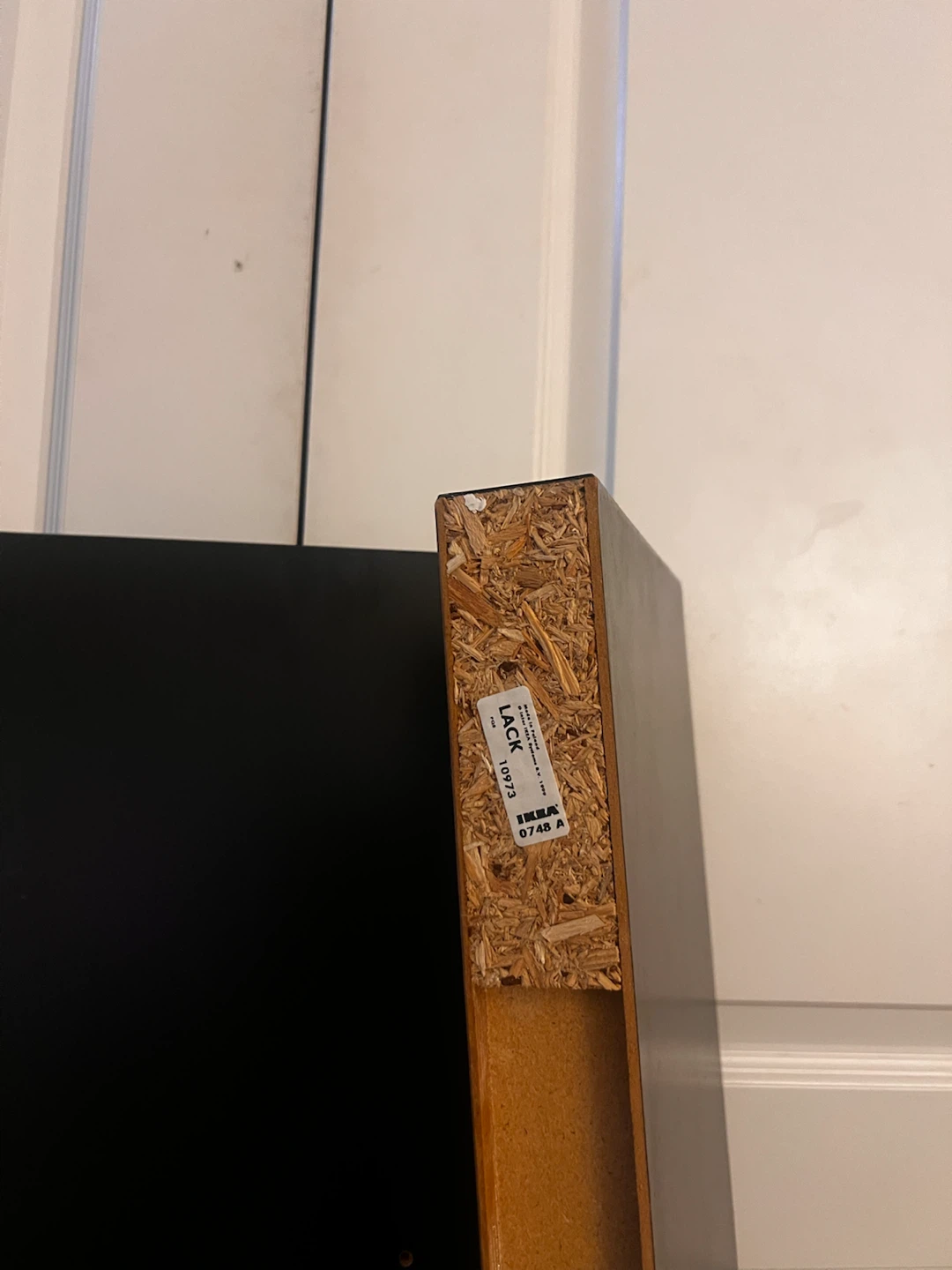 IKEA LACK Black Shelf