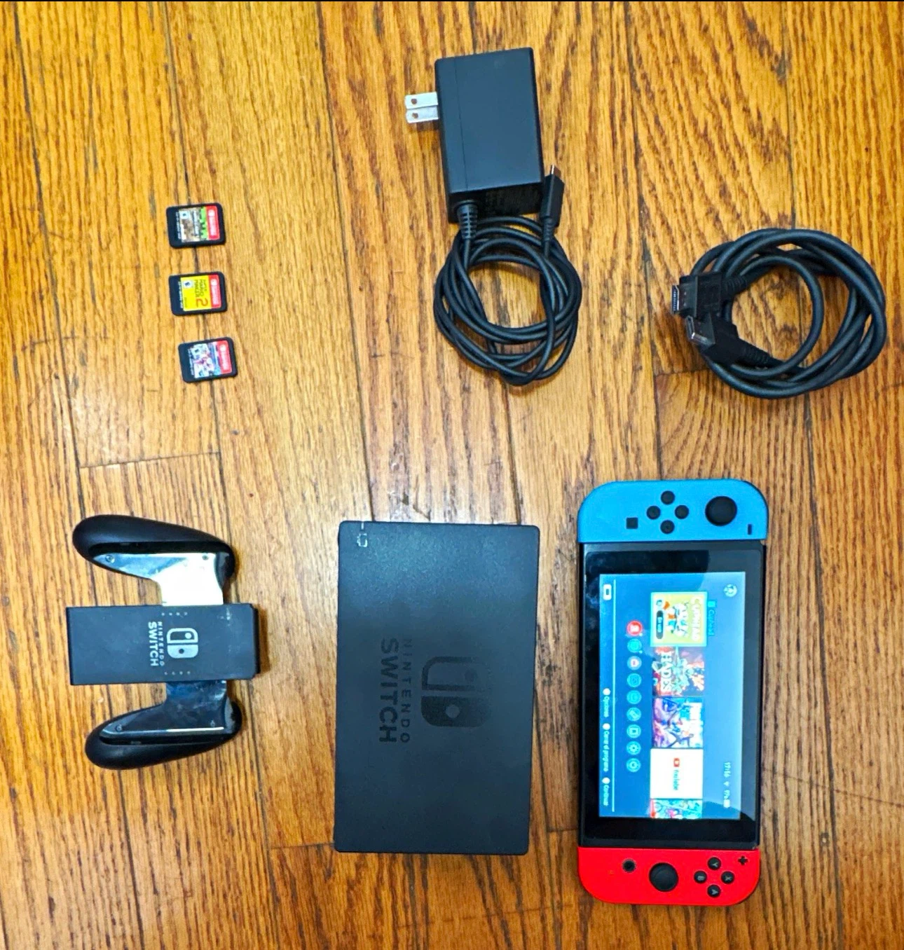 Nintendo Switch Console with Games and Accessories
