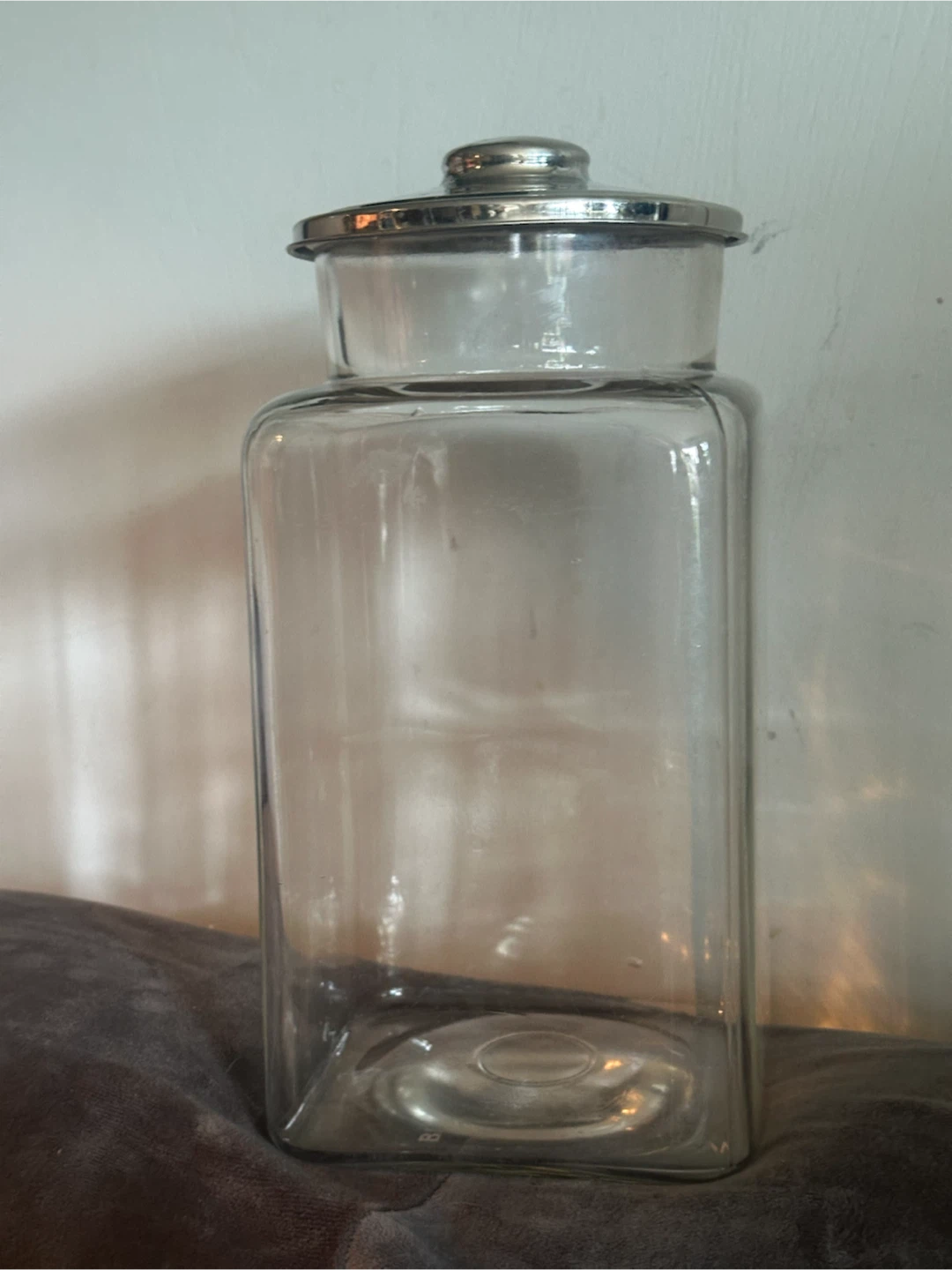 Antique store display candy jar