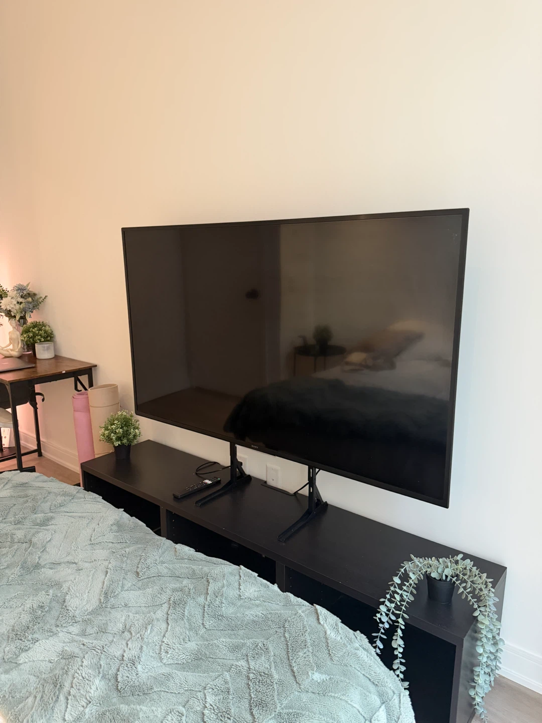 Sony BRAVIA 65” 4K Smart TV + IKEA TV Stand - photo 2
