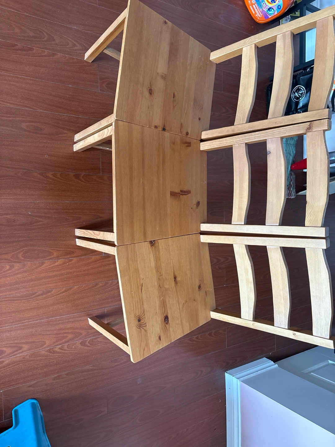 3 wooden chairs - photo 4