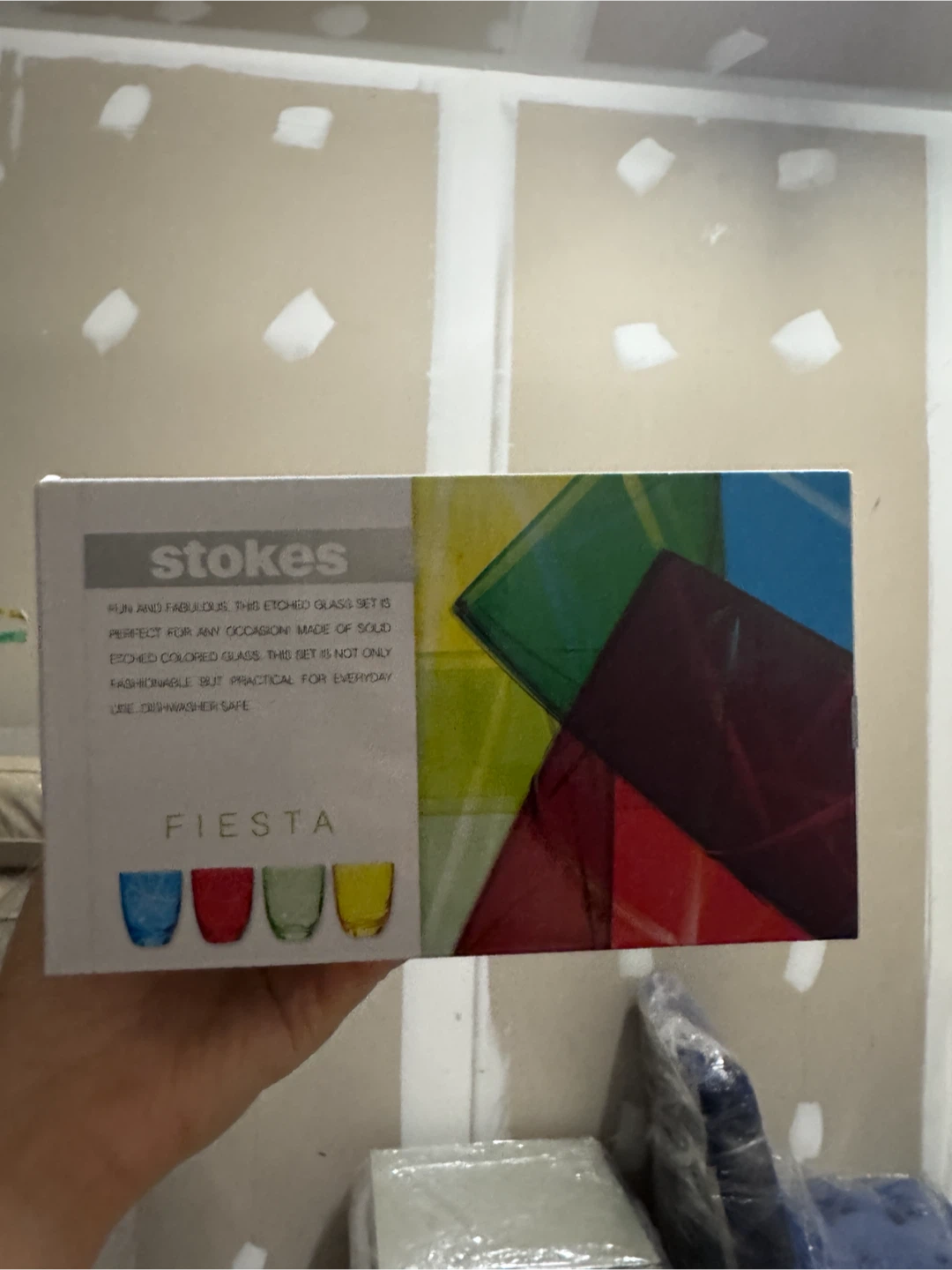 Stokes Fiesta Set of 4 Etched Glass Tumblers - photo 3