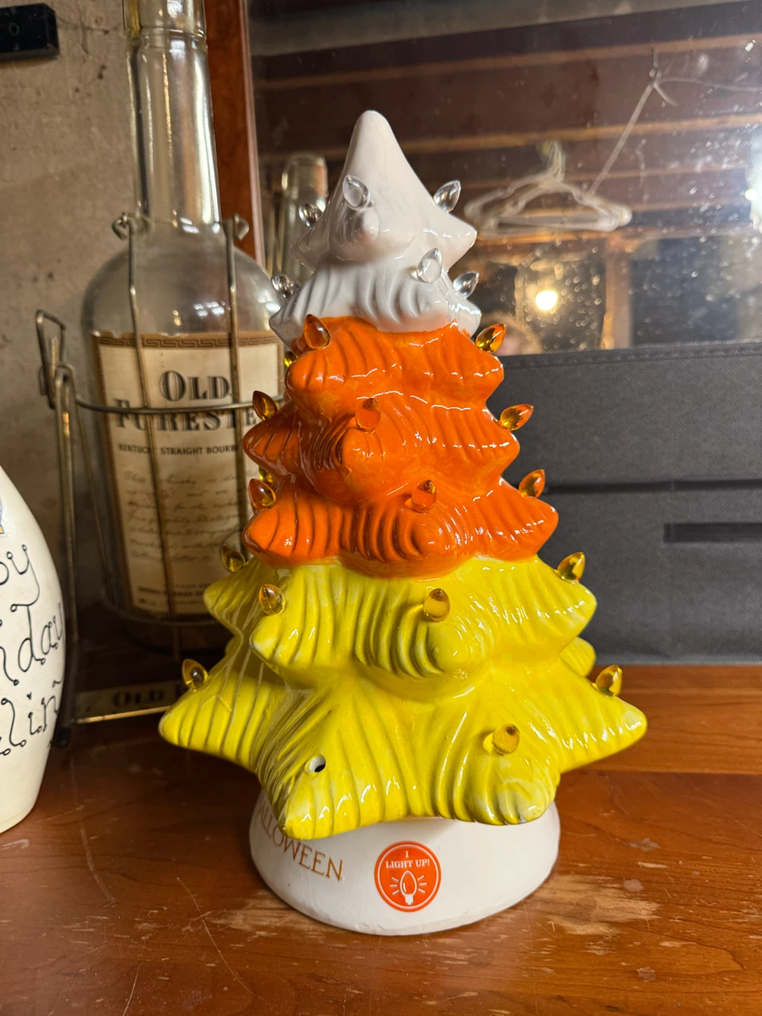 Halloween Ceramic Light Up tree