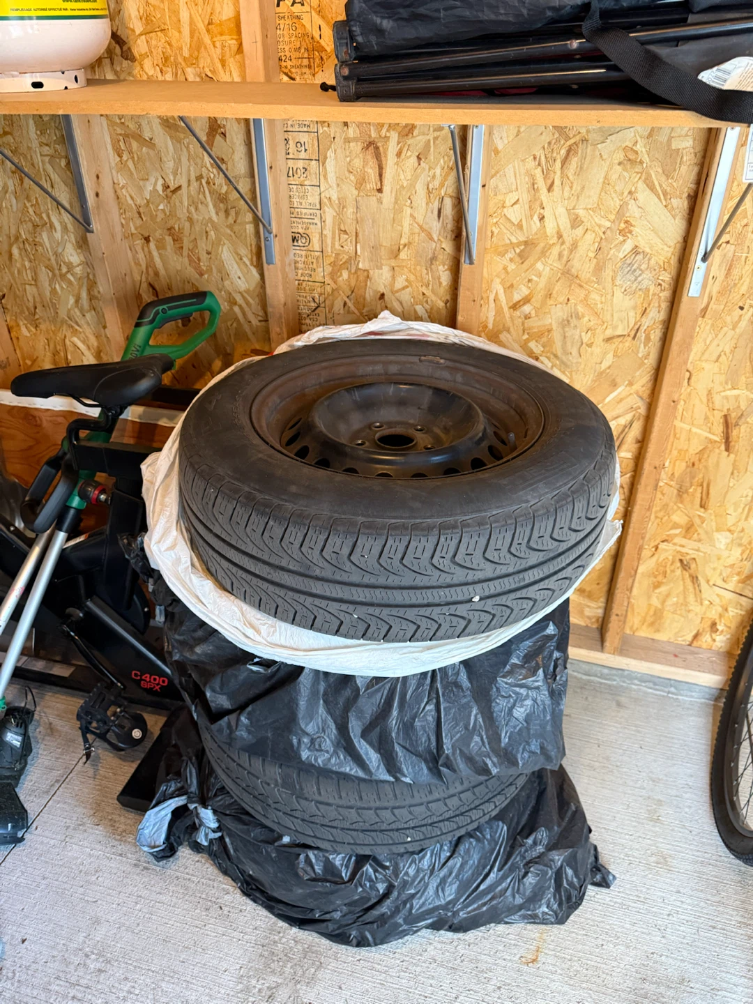 Pirelli Tire with Steel Rim