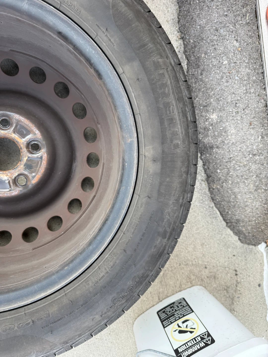 Pirelli Tire with Steel Rim - photo 2