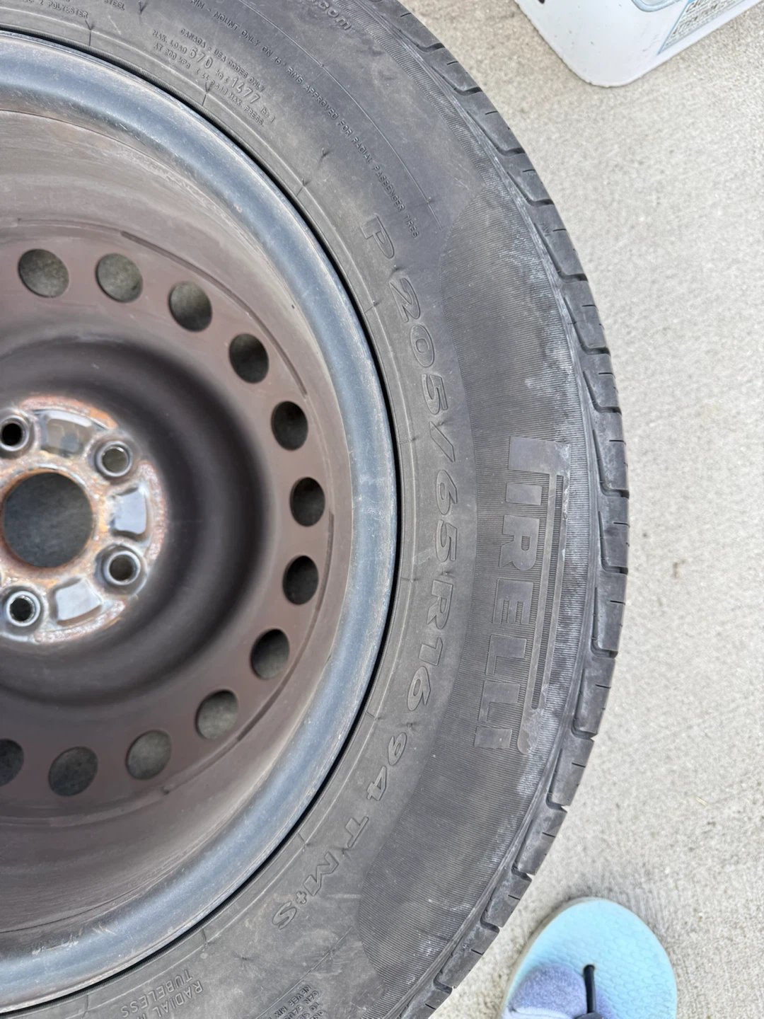 Pirelli Tire with Steel Rim - photo 3