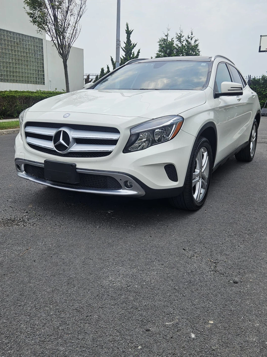 White Mercedes-Benz GLA 4Matic
