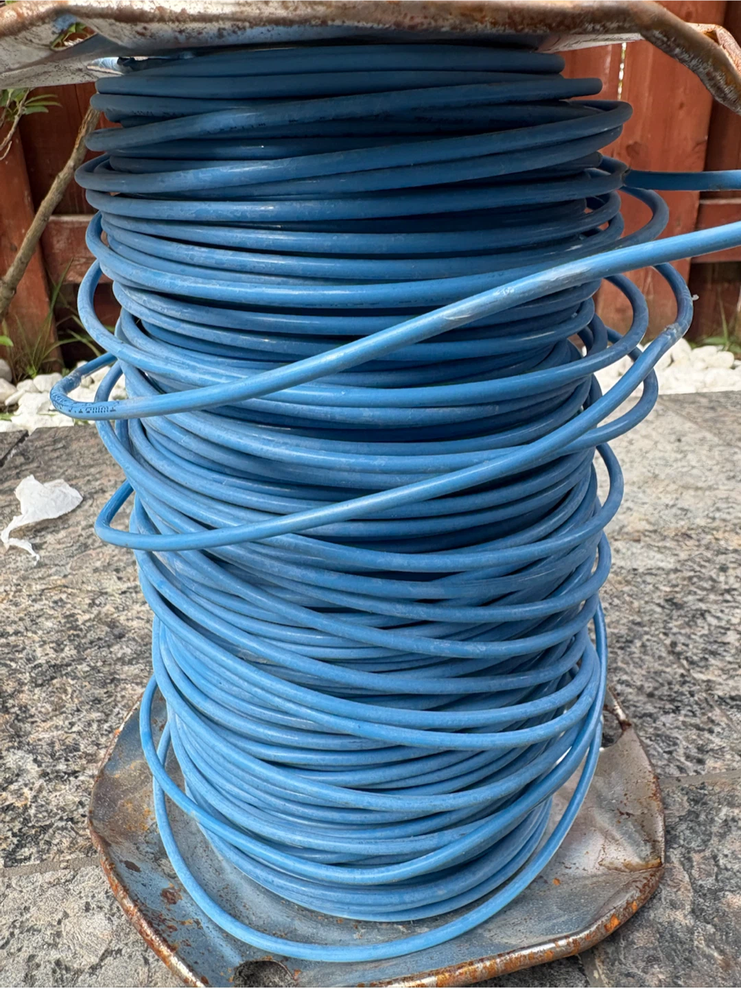 Blue THHN TWN75 Wire Cable on Spool - photo 2