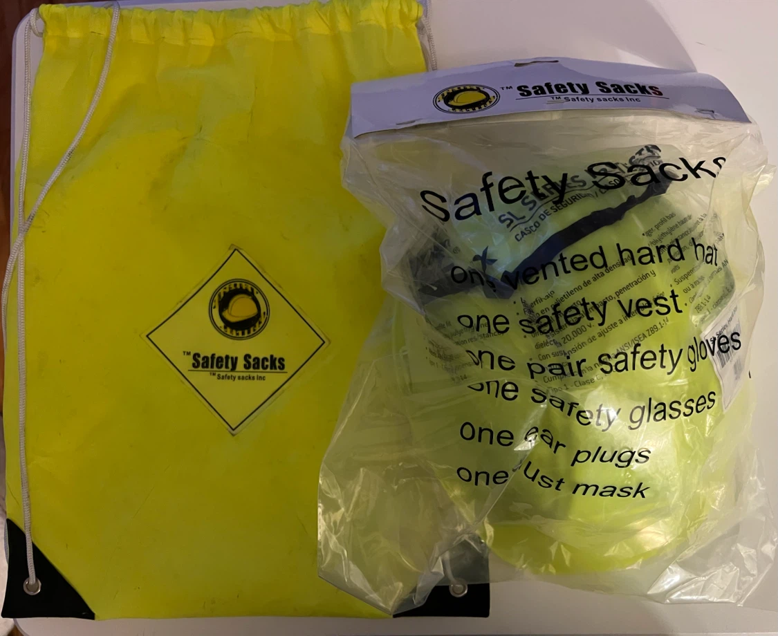 Safety Sacks High Visibility Work Kit