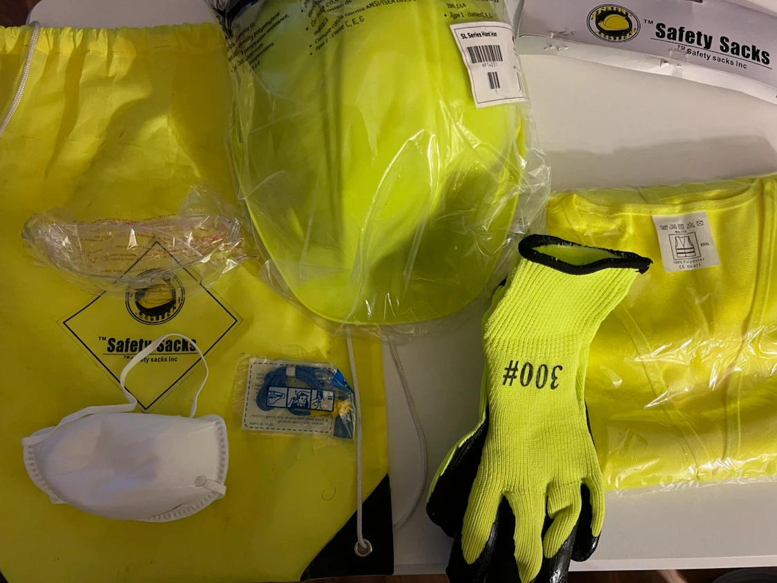 Safety Sacks High Visibility Work Kit - photo 2