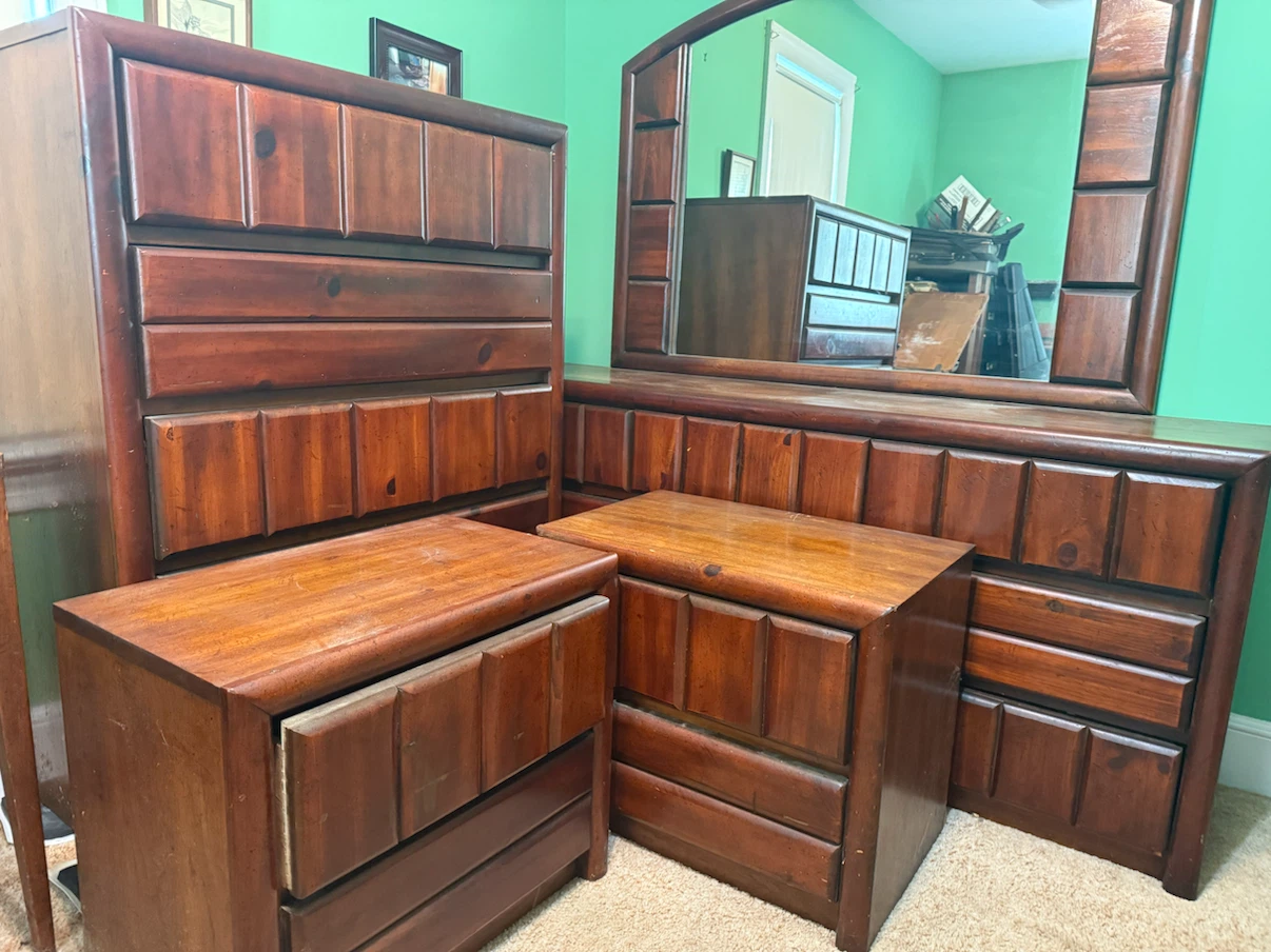 Mid century modern bedroom set