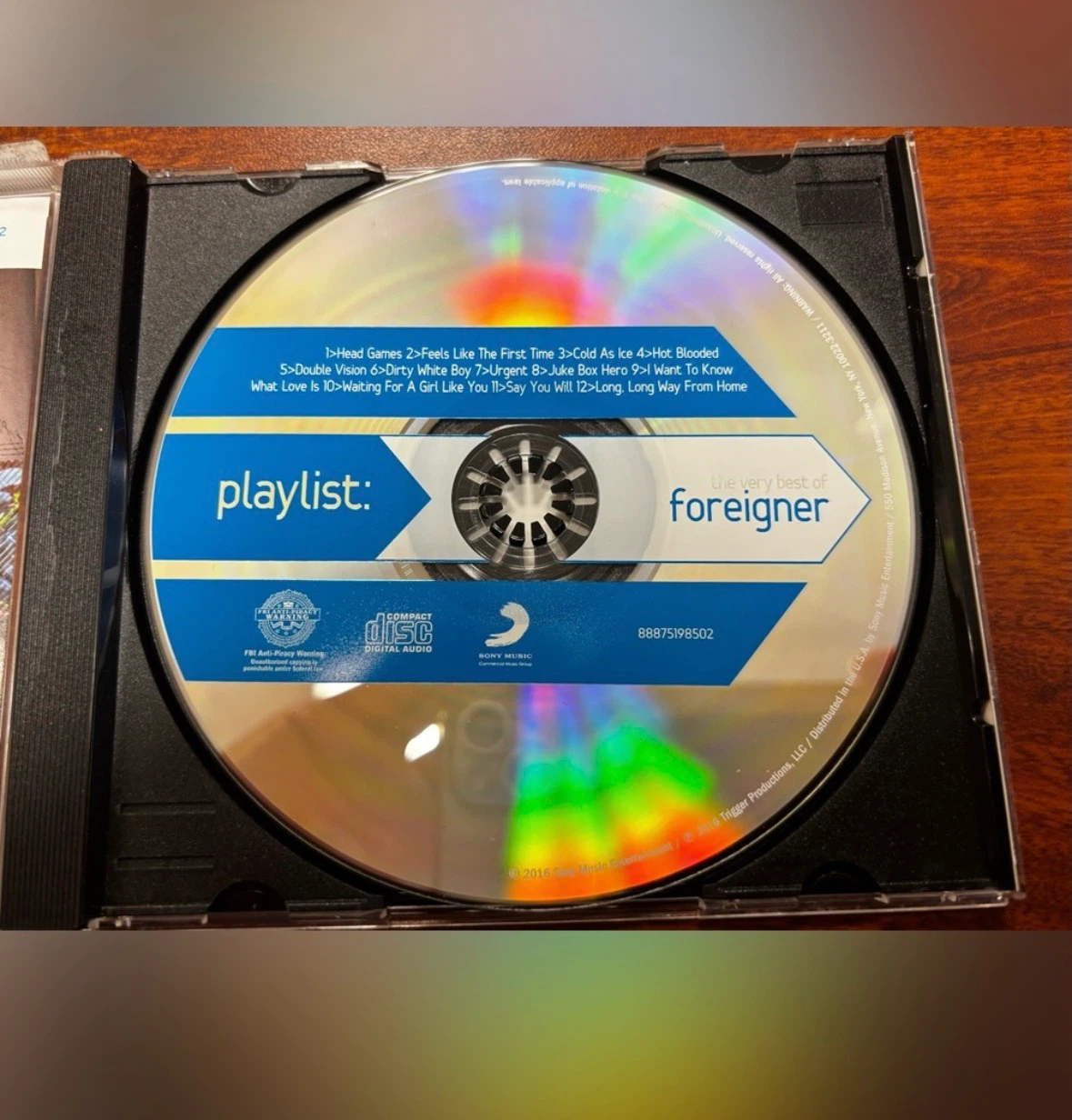 Playlist: The Very Best of Foreigner CD - photo 4