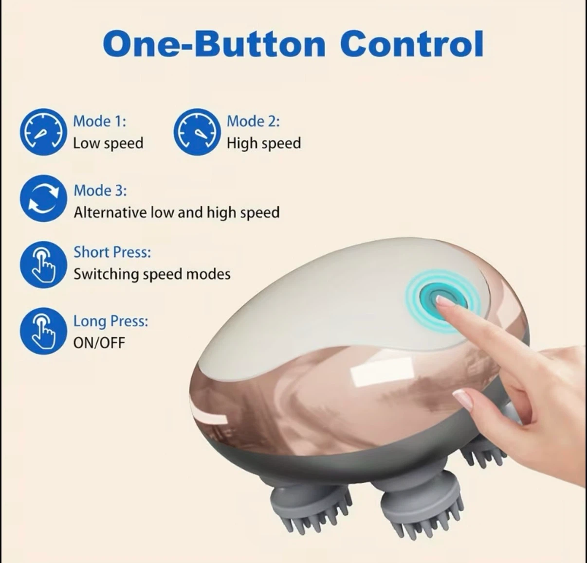 Scalp & Body Massager – Pink - photo 4