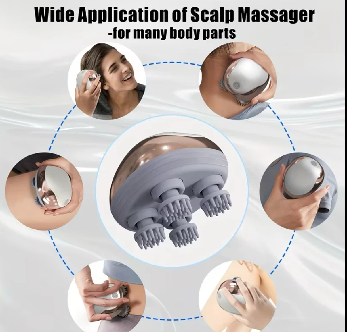 Scalp & Body Massager – Pink - photo 5