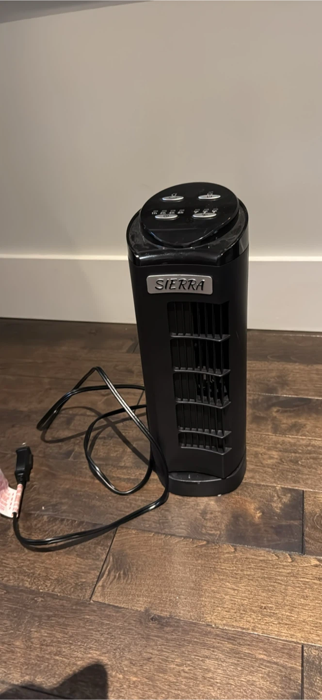 Sierra Tower Fan - Black