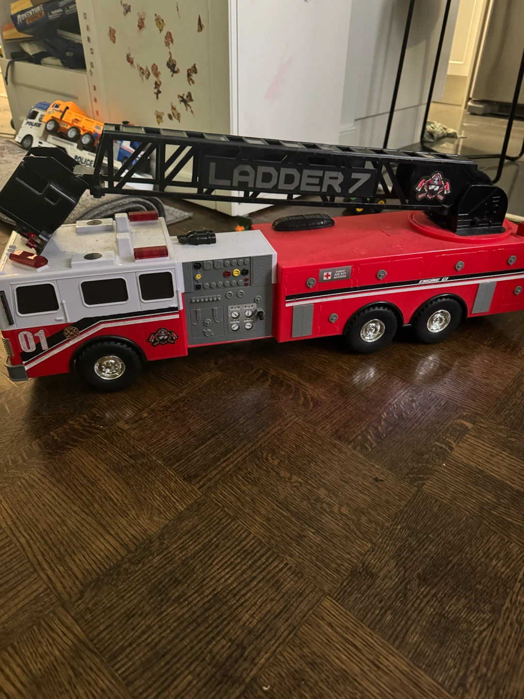 Ladder 7 Fire Truck Toy