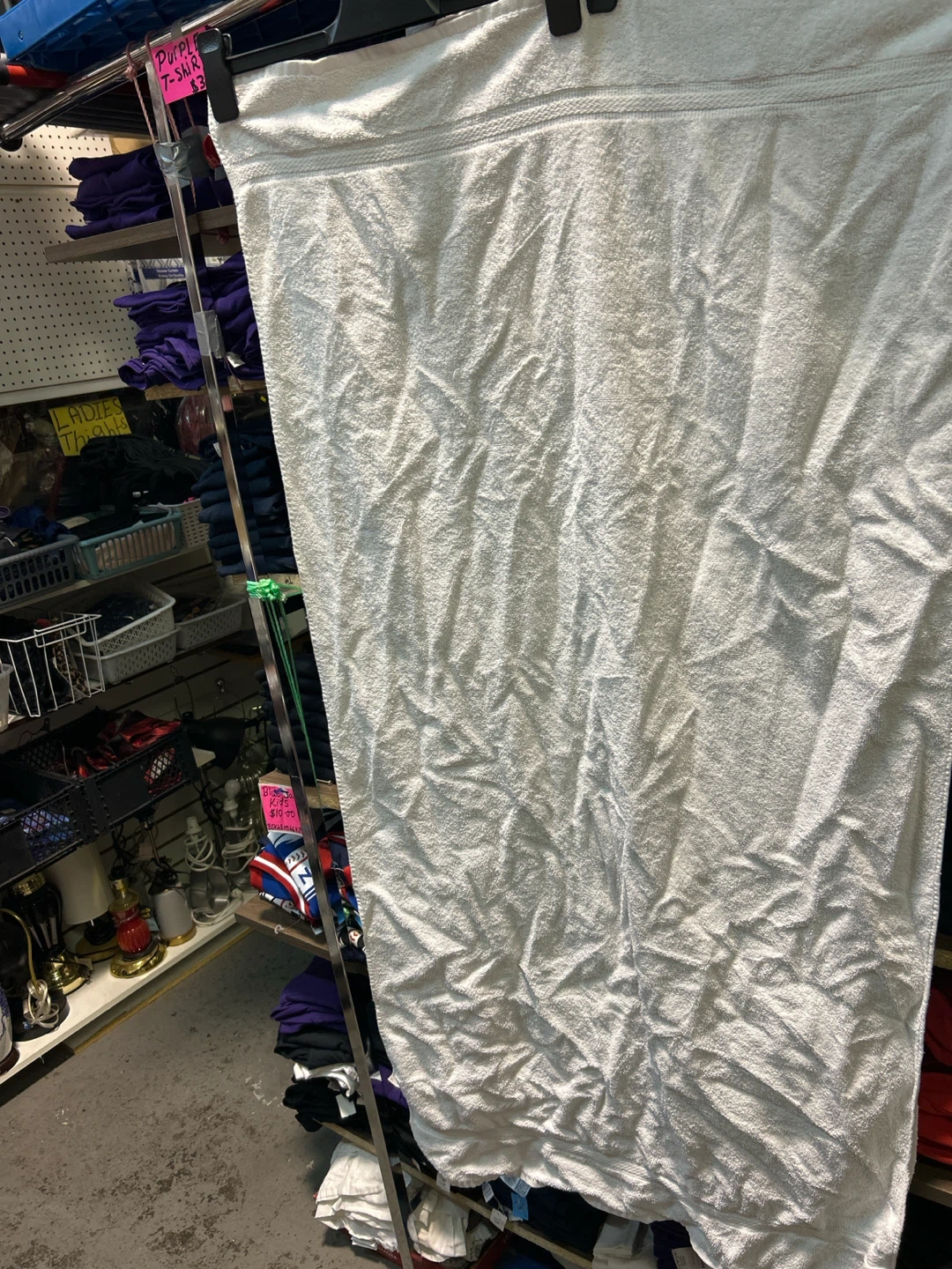 White Bath Towel