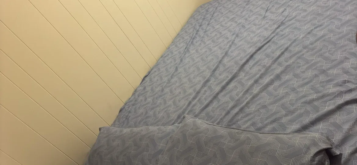 Grey Geometric Pattern Bed - photo 2